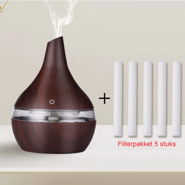 Misty Fragrance Aroma Diffuser combi deal chocolade hout Nederlands