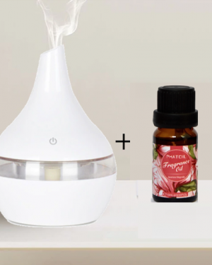 STARTER PACK: Aroma Diffuser White + 100% Etherische Olie