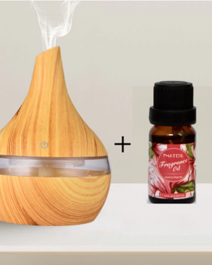 STARTER PACK: Aroma Diffuser Light Wood + 100% Etherische olie